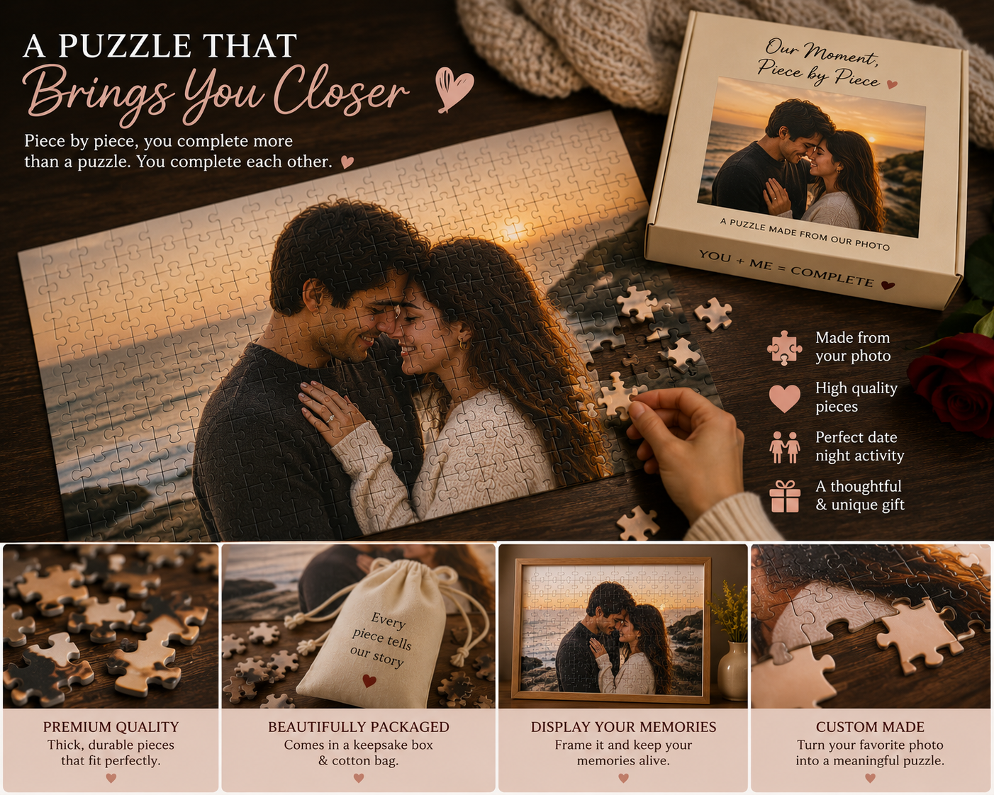 Personalized Couple Photo Puzzle